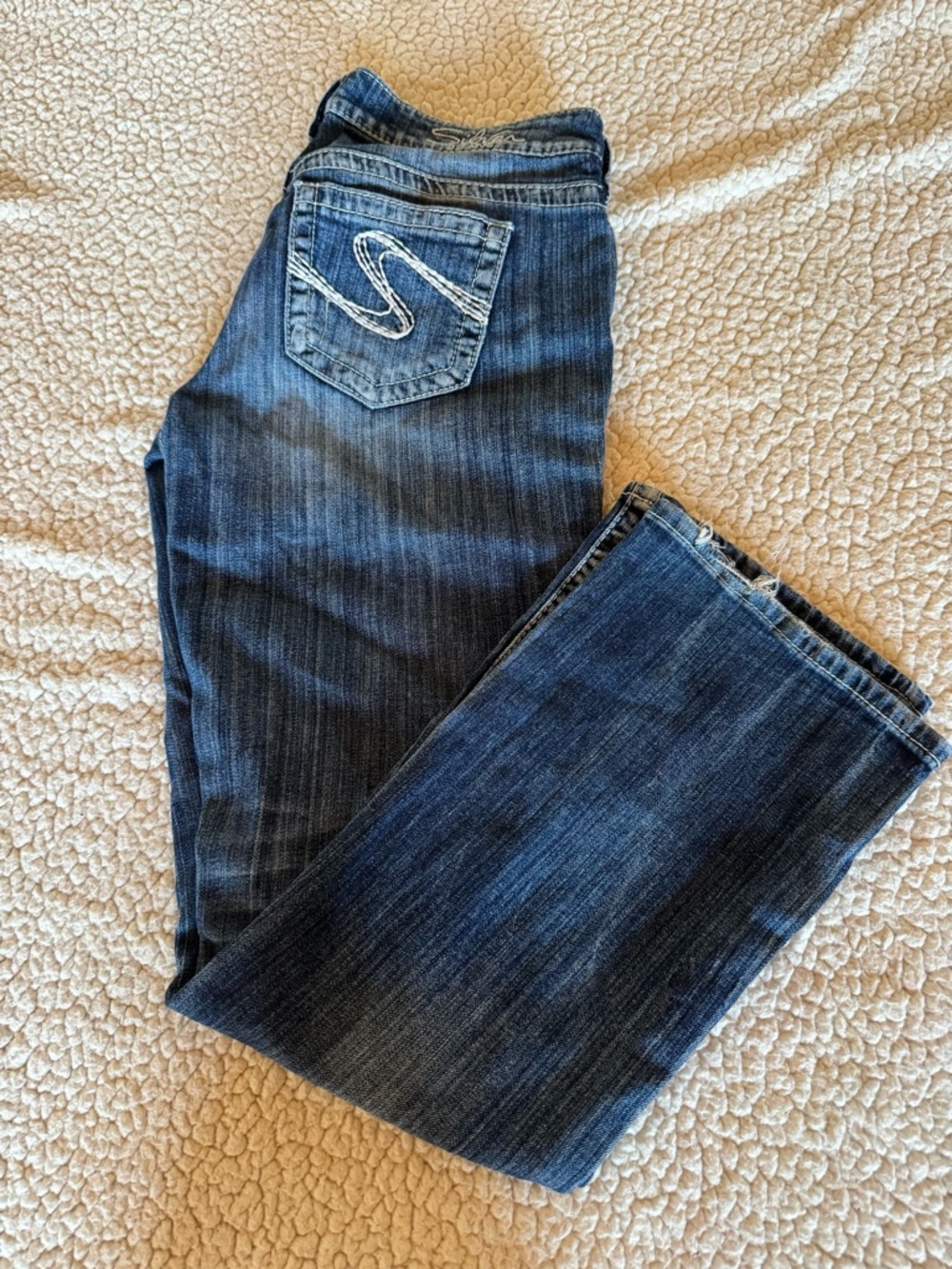 Silver Aiko Boot Cut Jeans Dark Wash 29